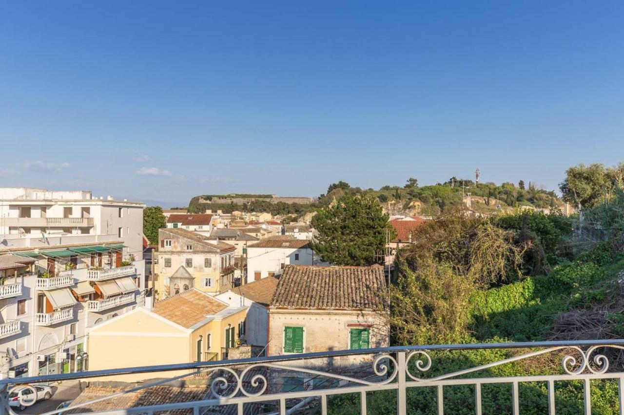 Spacious Maisonette - Roof Top View Of Corfu Port Mantouki Kültér fotó